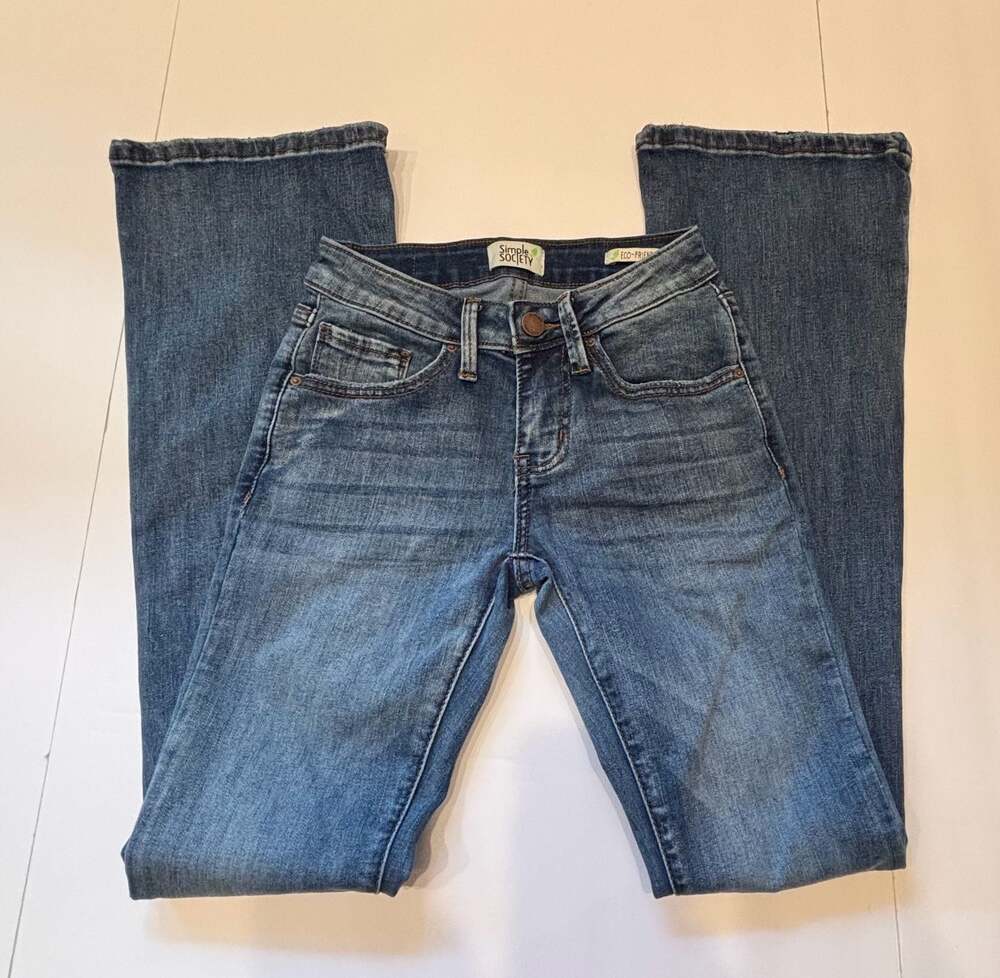 Simple Society Eco-Friendly Bootcut Jeans Size 00/23